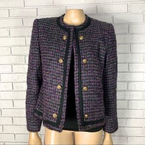Lombardi Inc. Women’s Wool Blend Purple Blazer